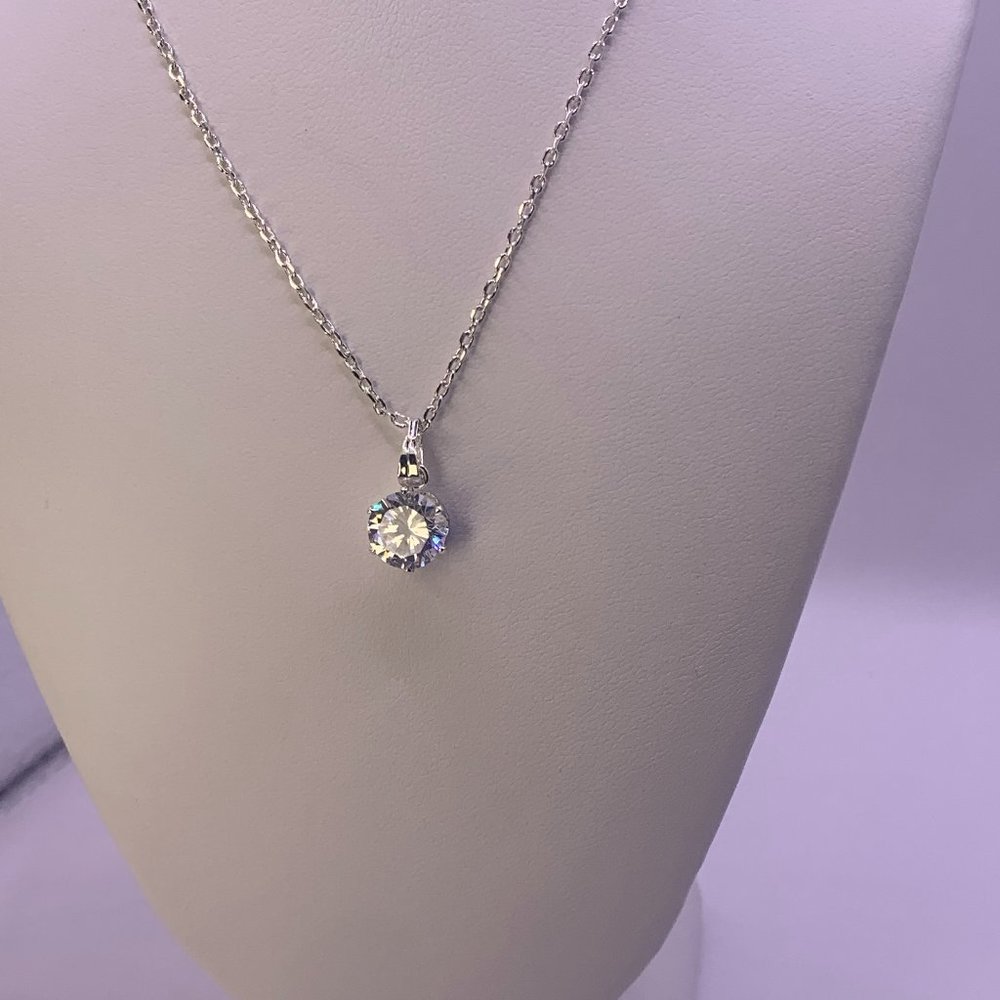 2 Carat Swarovski Crystal Elements CZ Necklace